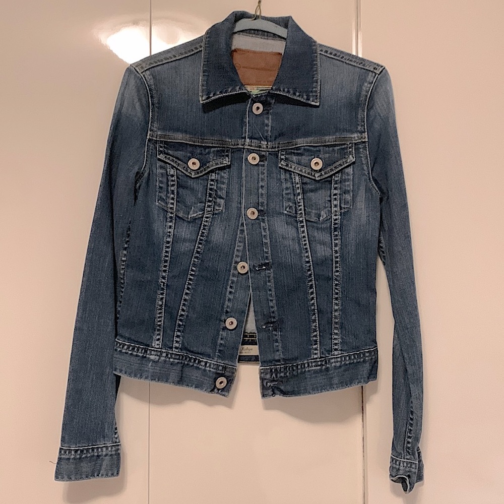AG denim stretch jacket xs